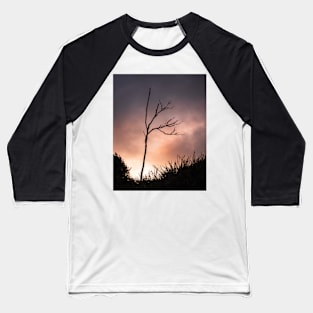 Silhouette Branches Baseball T-Shirt